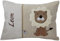 Glückspilz Namenskissen Babykissen I Löwe I Beige I 30 x 45 cm