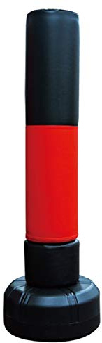 Playwell Damen Boxsack, freistehend, Schwarz/Rot
