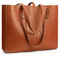 S-ZONE Damen Handtasche Vintage Crazy Horse Leder Große Shopper Tote Bag Schultertasche Arbeitstasche Datingstasche