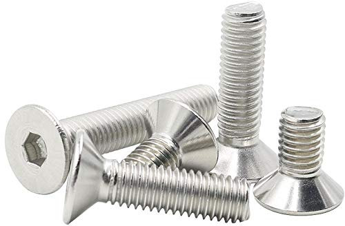 M14 M16 M20, Edelstahl 304, Senkkopfschraube mit Senkkopf, Innensechskantschraube mit flachem Kopf-M14 * 50 mm (1 Stück)