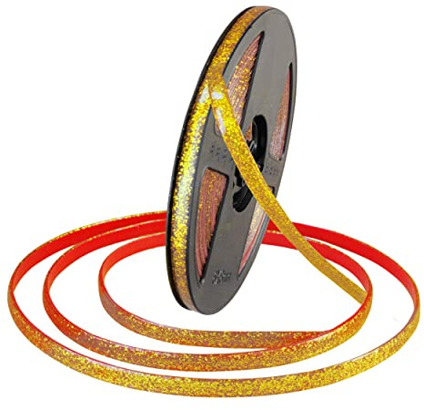 Soyizom Ceramic Tile Gap Tape Self-Adhesive Sealing Decorative Corner Side Edge Tape Strip,Waterproof Art Edge Banding Caulking Sealing Tape for Kitchen Sink Toilet Bathroom Shower Bathtub,Gold
