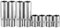 BRAZEN 13mm Socket Eight Pack (3/8'' Drive, Multi-Type)