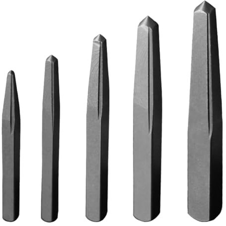 Uadme Extractor de Tornillos, 5 Piezas Removedor de Tornillos Pelados de Fácil Extracción, Juego de Extractores de Tornillos Rotos, Herramienta de Extracción de Tornillos Dañados de Tipo Cuadrado