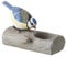 Teelichthalter Vogel - Blaumeise - 14 x 7 x 10 cm
