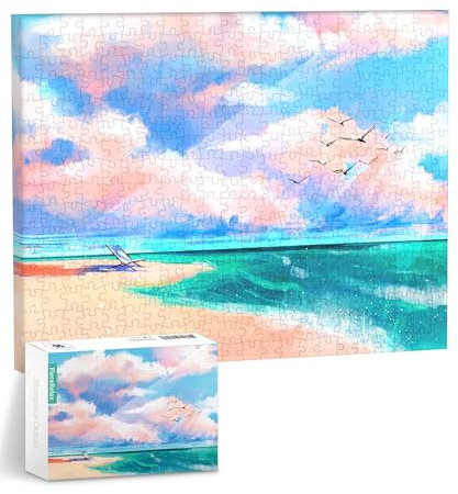 PieceRelax Canvas Wall Art Puzzles for Adults - Lemon Soda Unique Gift & Home Décor with Plastic Jigsaw Puzzle Artwork for Living Room Bedroom [HN1302]