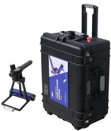 LYXCTECH Machine de nettoyage laser à impulsion de 200 W - Design auto-propulsé - Rouille flottante - Peinture, taches d'huile, placage - Machine de nettoyage mobile portable - Largeur de balayage de