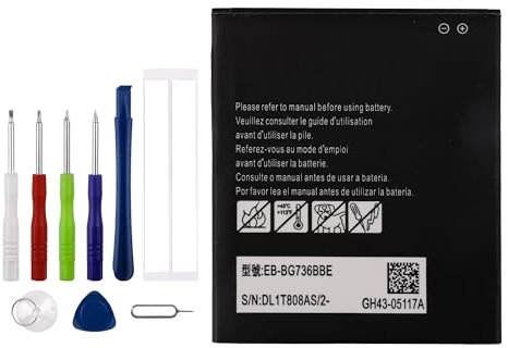 Vvsialeek Neu EB-BG736BBE Ersatz Akku Kompatibel Für Galaxy Xcover 6 Pro 5G SM-G736B with Toolkit