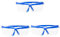 JECOMPRIS 3 Stk Googeln Augenbrille Sechseckige Bodenaufkleber Outdoor-brille Anti-staub-brille Rezeptkarten Leer Brillen Coole Schutzbrille Antibeschlagbrille Labor Schallwand Draussen