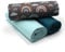 VmG-Store 1,5m Baumwollstoff Set Designstoff + 2x Uni farblich abgestimmt 100% Baumwolle Material Auswahl (Regenbogen Pastell Grau Set03)