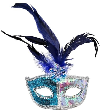 Madi Gras Kostüm Federn Karneval Maskerade Maske für Frauen Spitze Dekorationen Outfit Masken Ball Party Stirnbänder 2024