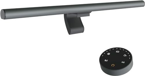 ideapro Monitor Light Bar 45cm Monitor Lights with Wireless Remote Control USB Powered LED Computer Monitor Light Computer Light with Stepless Dimming 3 Switchable Light Modes