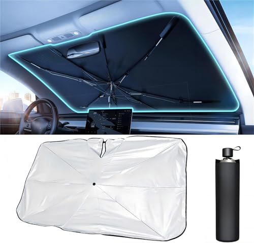 NEUHOO Auto Zubehör Sonnenschutz für Opel Zafira Life 2019-2023 2024, [Nano-Eiskristall-Beschichtungen] Frontscheibe Sonnenblende