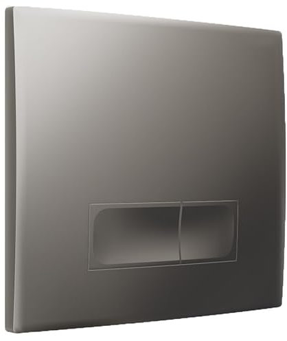 Dual Flush Plate MATT Chrome