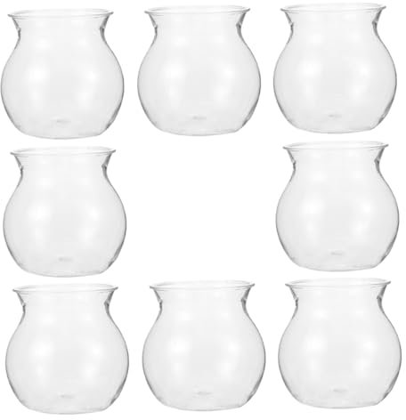 CANIGHT Glastopf Wasserpflanzen-Terrarium Für Kampffische Fischglas Vase Hydrokultur-Design