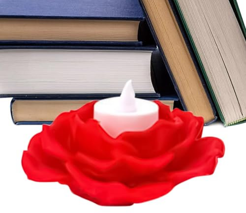 Porta Tea Light,Portacandele Vintage con Fiori - Supporto Per Matrimoni Feste Eventi Ringraziamento Halloween Natale Cene