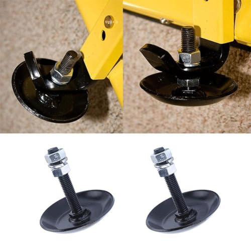 FACAIIO Patins à lame de chasse-neige robustes en acier trempé avec revêtement résistant à la rouille, compatibles avec la plupart des chasse-neige standard, matériel inclus, noir