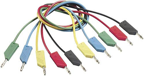 SKS Hirschmann CO MLN 25/1 Messleitung [Banane männlich 4 mm, Bananenstecker 4 mm] 25,00 cm, Gelb, 1 Stück
