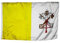 Unbekannt Päpstliche Vatikanstadt gefärbt Indoor Outdoor Nylon Tüllen Flagge 4 'x 6'