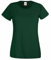 Fruit of the Loom women's value weight t-shirt, lady-fit - Green - Large