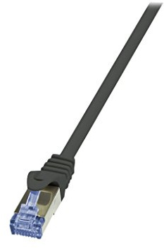 LogiLink CQ4043S 600 MHz 1.5 m Cat7 Patch Cable - Black