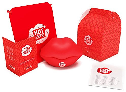 The Original Miss Pouty HOTLIPZ Lip Pump- Hotlipz Revolution- The Way Lips Should Look- Candy Red Lipz- Advanced Technology Combined With Hand Operated Suction Pump- Dual 2 in 1 Single and Double Lobed- Fuller- Thicker- Sexier- Poutier
