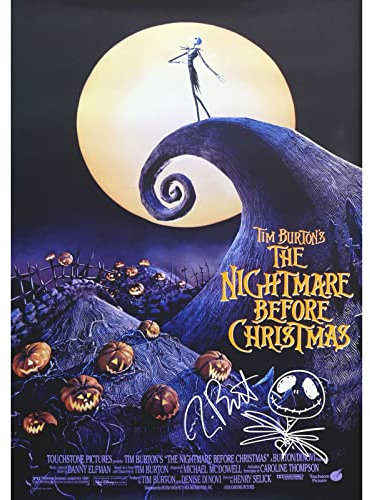 The Nightmare Before Christmas (Tim Burton), signierter Fotodruck, 30,5 x 20,3 cm (A4)