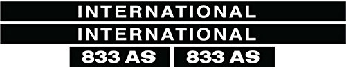 IHC Aufkleber international 833AS Logo Emblem Sticker Label lang