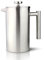 Café Olé CFD-12S cafetière à double paroi en acier inoxydable 18/10 – fini satiné, 12 demi-tasses