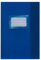 10 Heftumschläge / Hefthüllen / DIN A5 / Baststruktur / Farbe: blau
