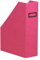 Rhodia 318932C Stehsammler (10 x 25 x 31 cm, Etikettenhalter, praktisch und strapazierfähig, Kunstleder, elegant, ideal für Ihr Büro) 1 Stück, himbeer
