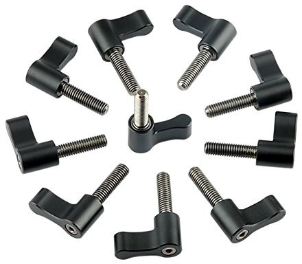 NICEYRIG M5 vis à ailettes de Pouce pour Appareil Photo Reflex numérique/épaule/Cage/Rod Clamp