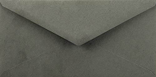 Netuno 100 Umschläge Grau DIN lang 110 x 220 mm 115g Sirio Color Pietra graue Briefumschläge Weihnachten Briefhüllen bunt Papier-Briefumschläge elegant Einladungsumschläge grey envelope invitation