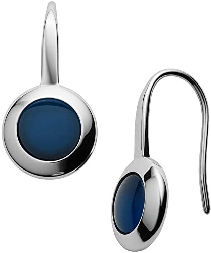 Skagen Damen Edelstahl Ohrringe silber mit Ohrbügel/Hakenverschluss