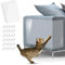 Kito Lee Cat Scratch Protectors, Sofa & Furniture Guard, 6PCS (Transparent, Easy to Install, Non-Toxic)