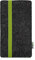 stilbag Handyhülle Leon für Apple iPhone 12 Pro | Farbe: anthrazit/grün | Smartphone-Tasche aus Filz | Handy Schutzhülle | Handytasche Made in Germany