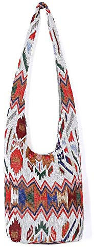 Ethno Style Bag Lady's Everyday Crossbody Schultertaschen Frauen Tourist Handtasche, 026#1270