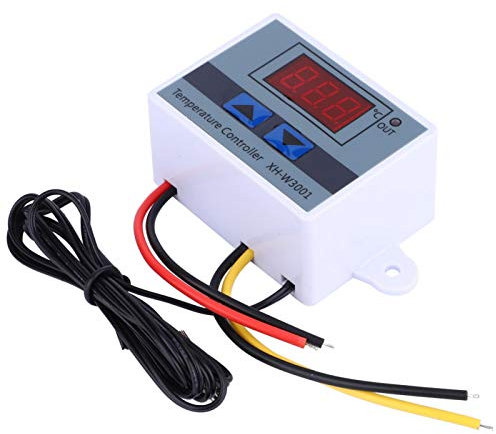 DC 12V 120W / 180W Mini-Thermostat Digitaler Thermostatschalter mit Sonde Programmierbare Heizung Kühlung Elektronische Thermostat