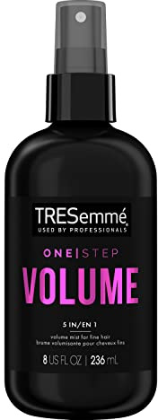 TRESemmé One Step 5-in-1 Volumizing Hair Styling Mist For Fine Hair One Step Volume Hair Care Product for Soft, Weightless Volume 8 oz