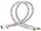 hiahaz,2 pcs (1/2 60cm) Tuyau de Rechange pour Robinetterie de Cuisine Flexible Sanitaire Inox Tuyau Tressé en Acier Inoxydable d'Arrivée d'eau Double en Acier Inoxydable Flexible sanitaire intérieur