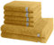 Ross - Sinfonie - 4 X Handtuch 2 X Duschtuch - im Set (6er Set Senf)