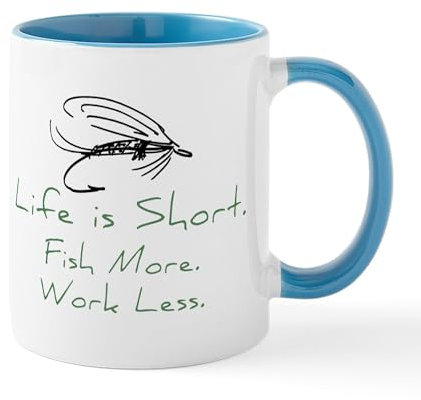 CafePress Fly Fishing Mug 11 oz (325 ml) Ceramic Coffee Mug