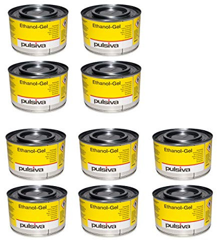 10x Brennpaste Ethanol Dosen Chafing Dish Speisewärmer Warmhaltebehälter 200g