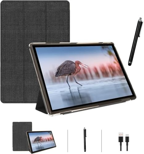 10 Inch Tablet Android 14 Tablets With Case Stylus 6GB RAM+32GB ROM Support 1024GB Expand, 6000mah Battery 10 IN Android Tableta, 2MP+8MP Dual Camera WiFi-6 Bluetooth 10.1'' IPS HD Touch Screen Tab.