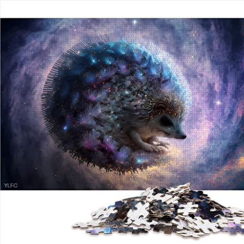 1000 Teile Puzzles Tier Igel Puzzles für Erwachsene Holzpuzzle Family Entertainment Toys (Größe 50x75cm)