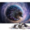 1000 Teile Puzzles Tier Igel Puzzles für Erwachsene Holzpuzzle Family Entertainment Toys (Größe 50x75cm)