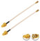 Vecys 2PCS U.F.L1 a SMA Hembra Cable Coaxial de Baja Pérdida 2 /5CM U.F.L1 RG178 RF Cable Coaxial Pigtail para Routers Inalámbricos Mini PCIE Tarjetas de Red PCI Wi-Fi WAN Repetidor