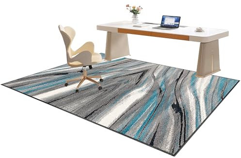 Gaming Teppich Stuhlunterlage, Bodenschutzmatte Bürostuhl, Bürostuhlmatte, Bürostuhl Matte, Bodenmatte unter Bürostuhl und Schreibtisch, Schreibtischunterlage, Stuhlmatte für Harte Böden 80 x 120 cm