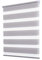 Doppelrollo Klemmfix ohne Bohren - 60 x 100 cm,Grau lichtdurchlässig & Blickdicht - Duo Klemmrollos für Fenster ohne Bohren - Stoffbreite 56 cm