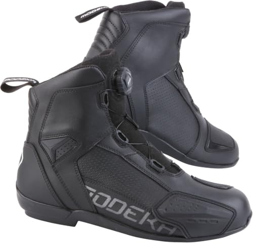 Modeka Yko Motorrad Schuhe, schwarz, 46 | Leicht