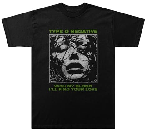 Type O Negative with My Blood T-Shirt, Schwarz, Klein